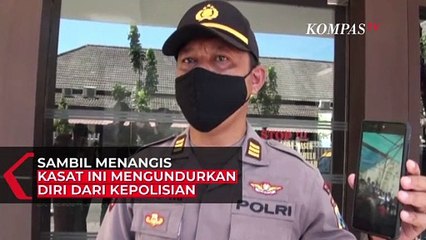 Mata Berkaca-kaca, Kasat Sabhara Blitar Menyatakan Mundur dari Kepolisian