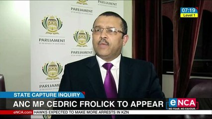 ANC MP Cedric Frolick to appear at State Capture Inquiry