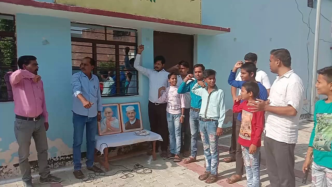 औरैया: जिला प्रेस क्लब में मनाई गई गांधी जयंती