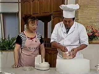 昔懐かし1996　NHKきょうの料理　豚肉団子とキャベツの煮物　陳建一　アシスタント：ピンクの電話　ミヤちゃん