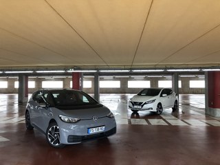 Comparatif - Volkswagen ID.3 vs Nissan Leaf e+ : duel sous tension