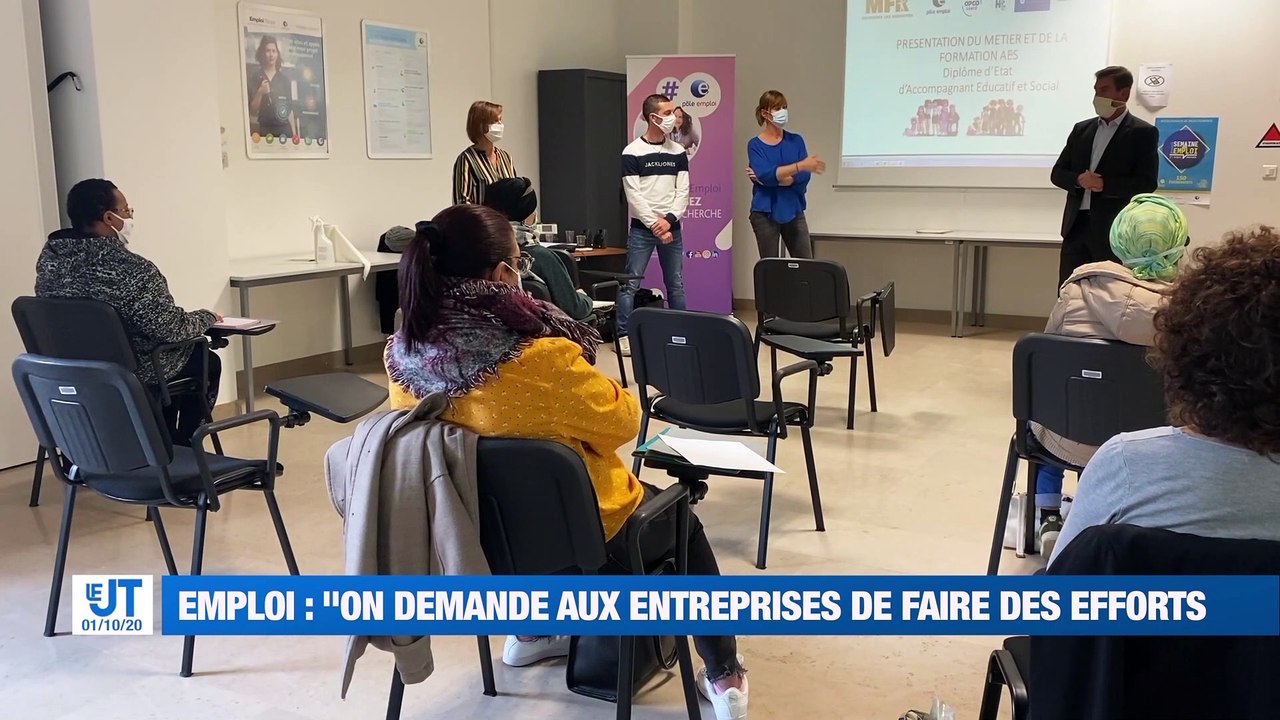 A la Une : Des centres de dépistages pour patients prioritaires / L'emploi des jeunes recule dans la Loire / Des masques jetables produits à Saint-Etienne