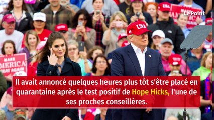 Coronavirus : Donald Trump testé positif