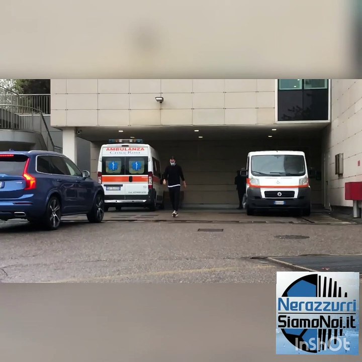 Darmian esce dalla clinica Humanitas