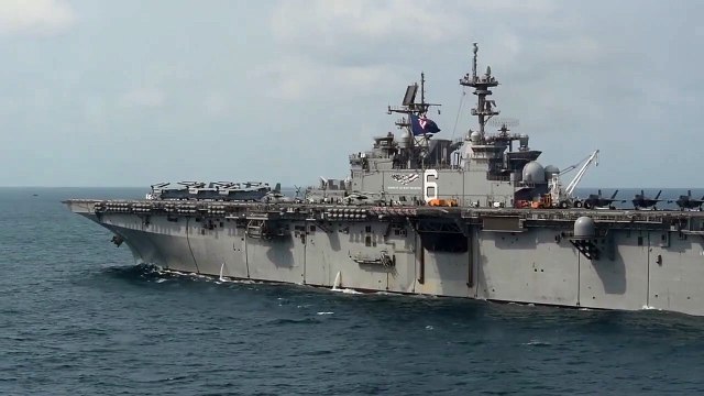 U.S & Thai Navy • Amphibious Ships • Steam in Formation • Gulf of Thailand • Feb 2020 (1)