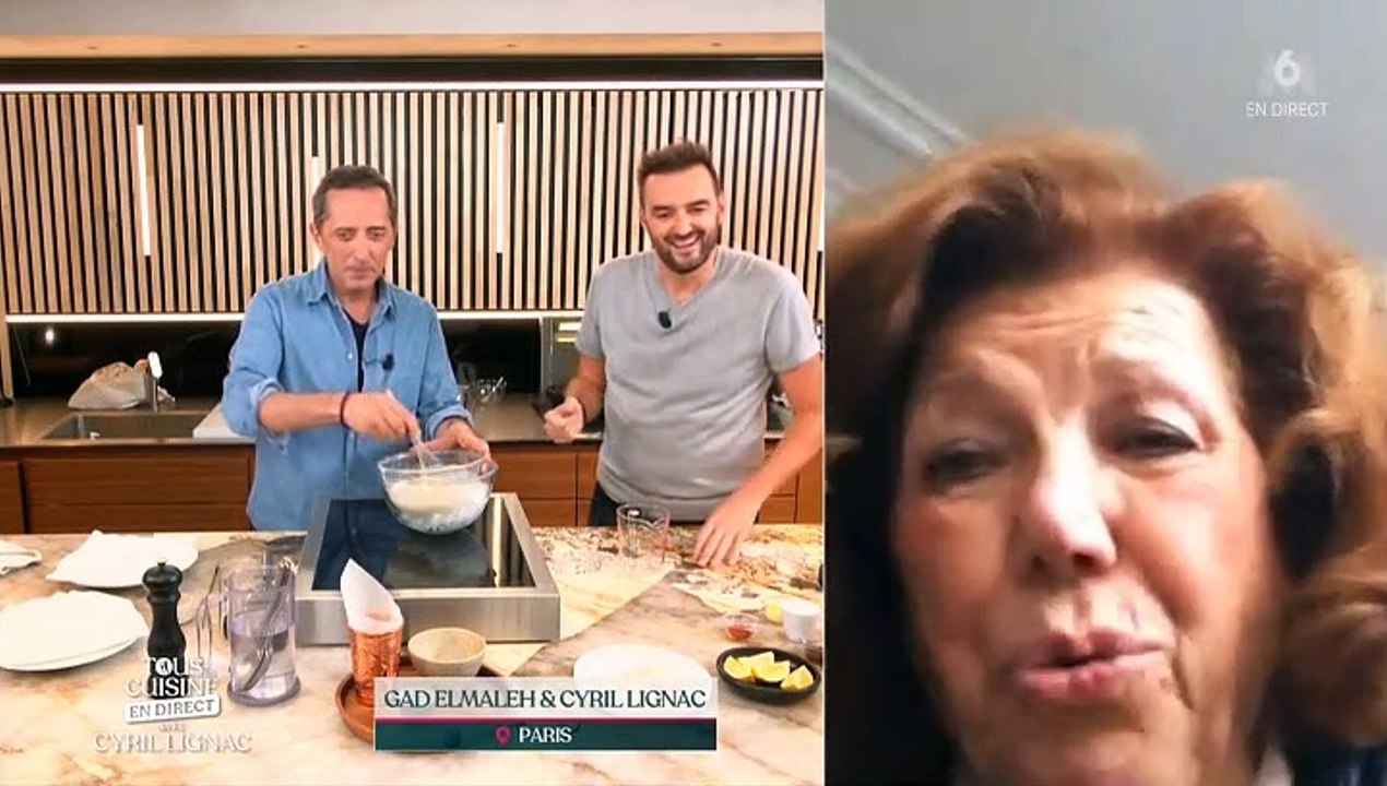 Gad Elmaleh dans "Tous en cuisine" (M6).