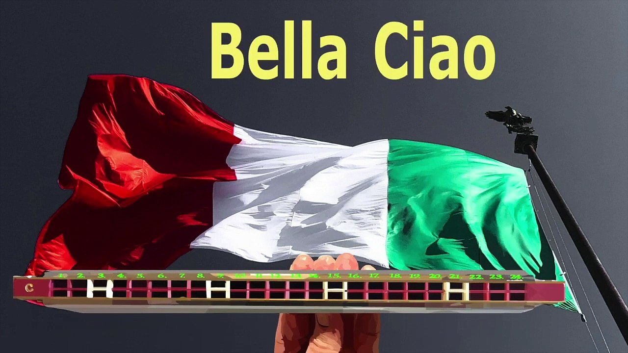 How to Play Bella Ciao on a Tremolo Harmonica with 24 Holes