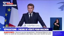 Séparatisme: Emmanuel Macron appelle à ne pas tomber 