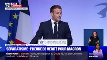 Emmanuel Macron sur le séparatisme: 
