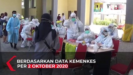 Update Corona 2 Oktober: 295.499 Positif, 221.340 Sembuh, 10.972 Meninggal