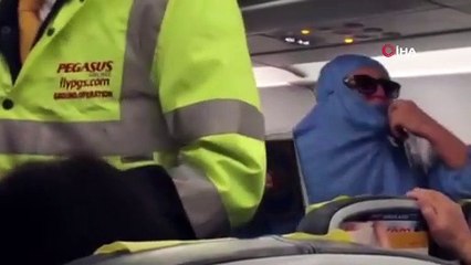 Uçakta ‘FETÖ’cüyüm, uçağı patlatacağım’ diye bağıran kadın hakkında karar verildi
