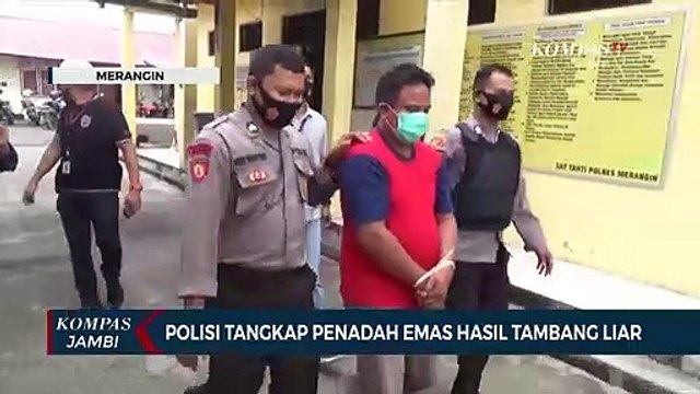 Polisi Tangkap Penadah Emas Hasil Tambang Liar