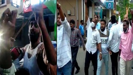 Rahul Gandhi పై దాడి ఘటన పై తెలంగాణ కాంగ్రెస్ నేతల నిరసన, యూత్ కాంగ్రెస్ ప్రెసిడెంట్ అరెస్ట్