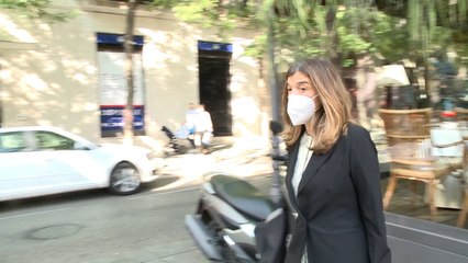 Xandra Falcó reaparece, arropada por el Marqués de Cubas, tras la muerte de su marido