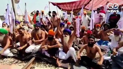 पंजाब में किसान नौवें दिन भी पटरियों पर डटे, हरियाणा से किसान मार्च शुरु