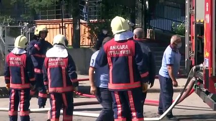 Başkentte çıkan yangında bir ev kullanılamaz hale geldi - ANKARA