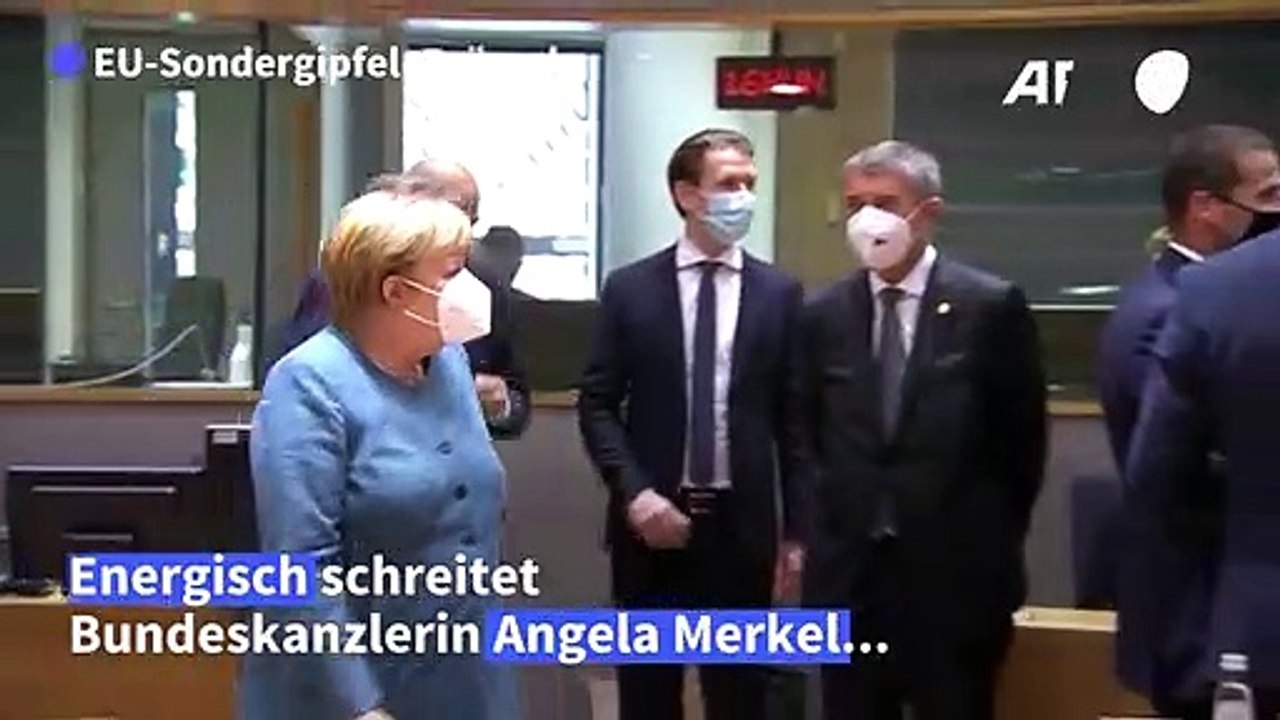 Merkel hält Conte auf Corona-Abstand