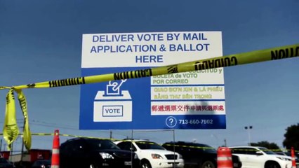 Texas governor shuts down mail ballot drop-off sites