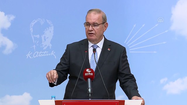 CHP Genel Başkan Yardımcısı ve Parti Sözcüsü Faik Öztrak soruları cevapladı - ANKARA