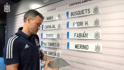 Luis Enrique: "Es la lista con menos cambios porque me convenció lo que vi"