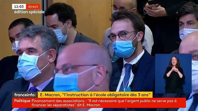 Emmanuel Macron sur le thème de l'islamisme : Quand je croise vos chaînes, vous êtes plutôt concentrés sur ce sujet