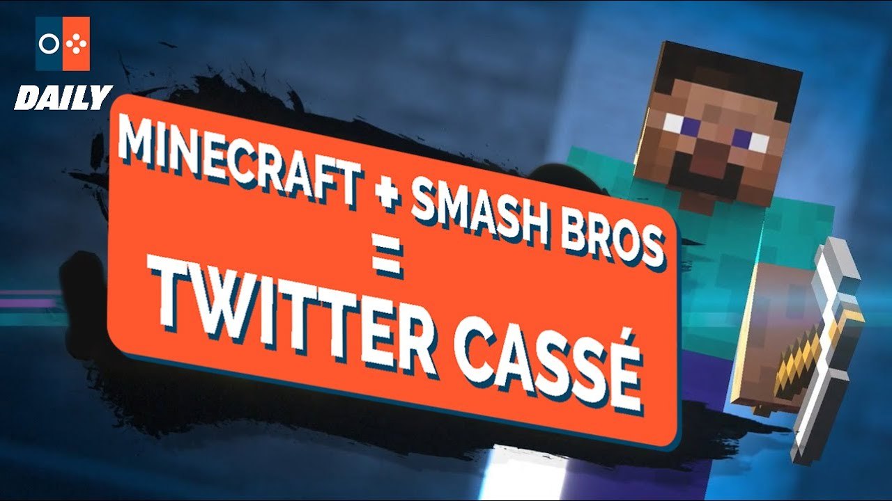 TWITTER CRASH à cause de SMASH BROS. ULTIMATE (Switch) et MINECRAFT ? - JVCOM DAILY