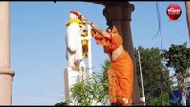 VIDEO : पाली में मनाई बापू व शास्त्री की जयंती, श्रद्धा से अर्पित किए पुष्प
