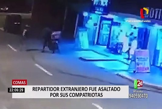 Comas: Repartidor extranjero denuncia que fue asaltado por sus compatriotas