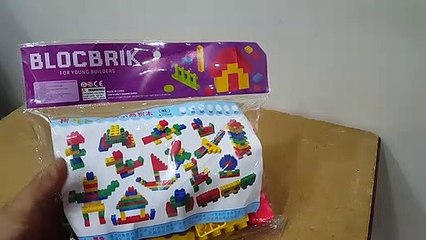 Unboxing and review of building blocks bag for kids