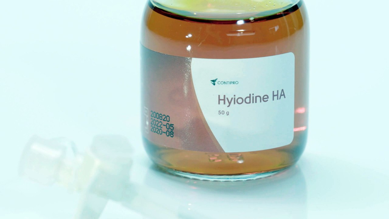 Wundversorgung mit Hyaluronsäure Hyiodine HA Fluid Tutorial (kein Wundgel)