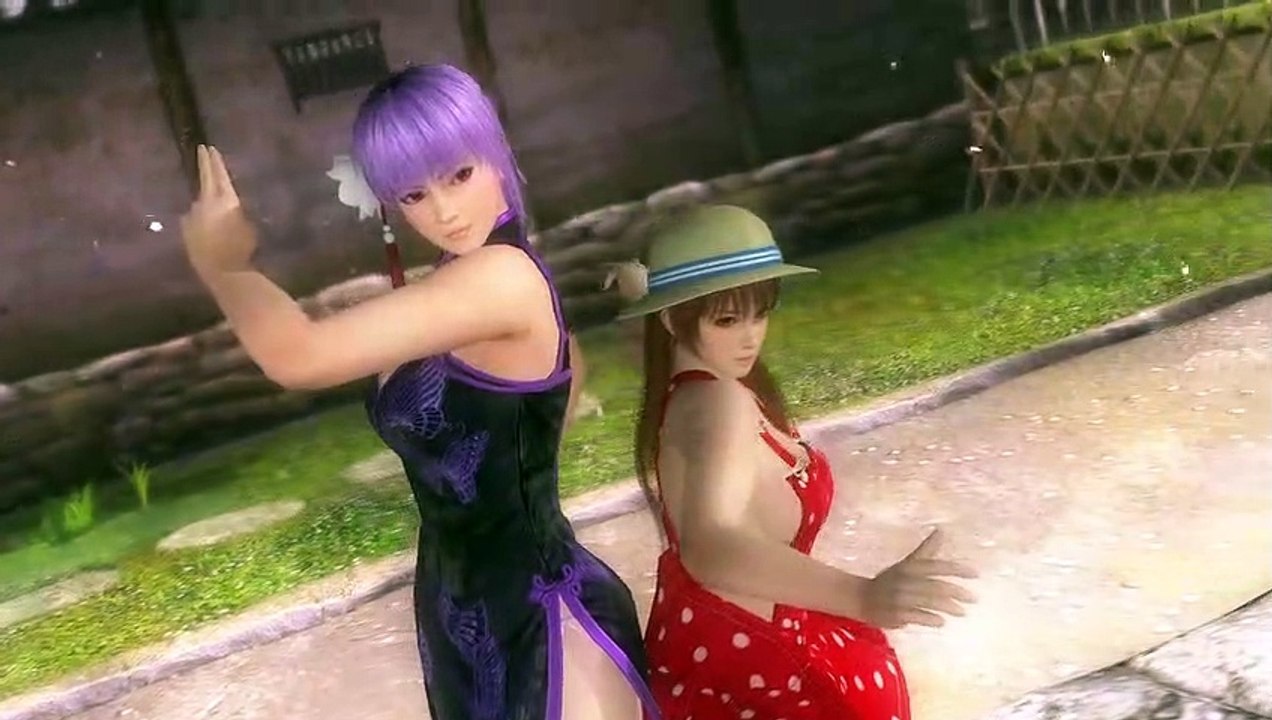 DOA5LR Kasumi And Sarah Vs. Ayane And Kasumi
