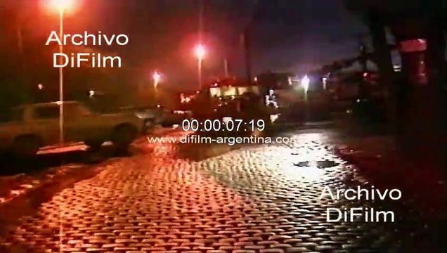 Tren embiste a un automovil en la Estacion Arata del Ferrocarril Urquiza Bs As 1992