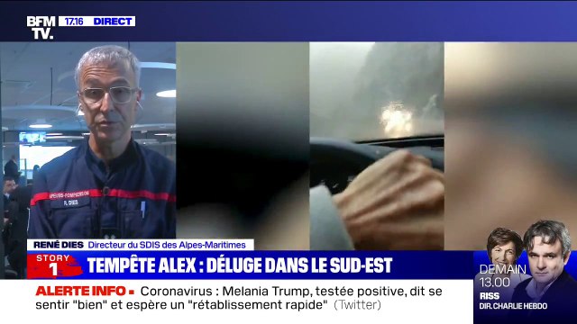 Alpes-Maritimes: Une centaine d'interventions en cours, selon les pompiers