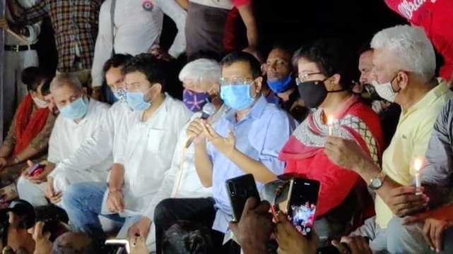 Hathras case: We appeal UP govt to mete out capital punishment to the accused, says Delhi CM Kejriwal at Jantar Mantar protest