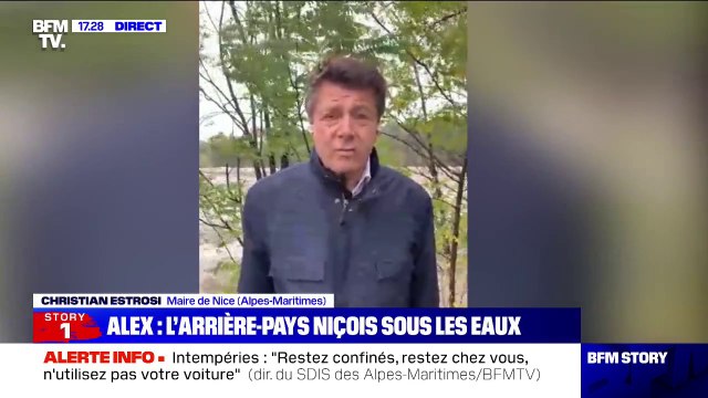 Pont effondré à Saint-Martin-Vésubie: Nous sommes inquiets pour une personne, des recherches sont en cours , selon Christian Estrosi