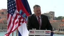 ABD Dışişleri Bakanı Pompeo ile Hırvatistan Başbakanı Andrej Plenkovic'in ortak basın toplantısı (2) - DUBROVNİK