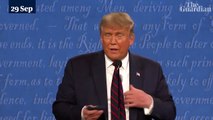 Trump mocks Biden during first presidential debate- 'I don’t wear a mask like him'