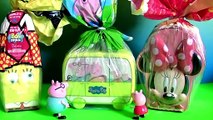 Ovos de Páscoa Surpresa Ônibus Escolar Peppa Pig, Bob Esponja e Minnie Play Doh MLP Disney Frozen