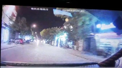 Close Call When Kid Runs into Street