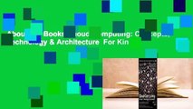 About For Books  Cloud Computing: Concepts, Technology & Architecture  For Kindle