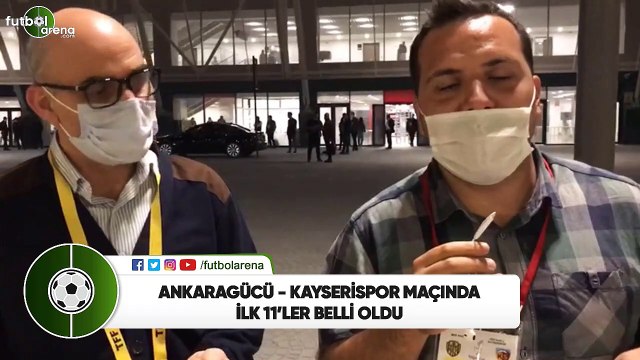 Ankaragücü - Kayserispor maçı öncesi son gelişmeleri Orhan Sal ve Abdulkadir Paslıoğlu aktardı