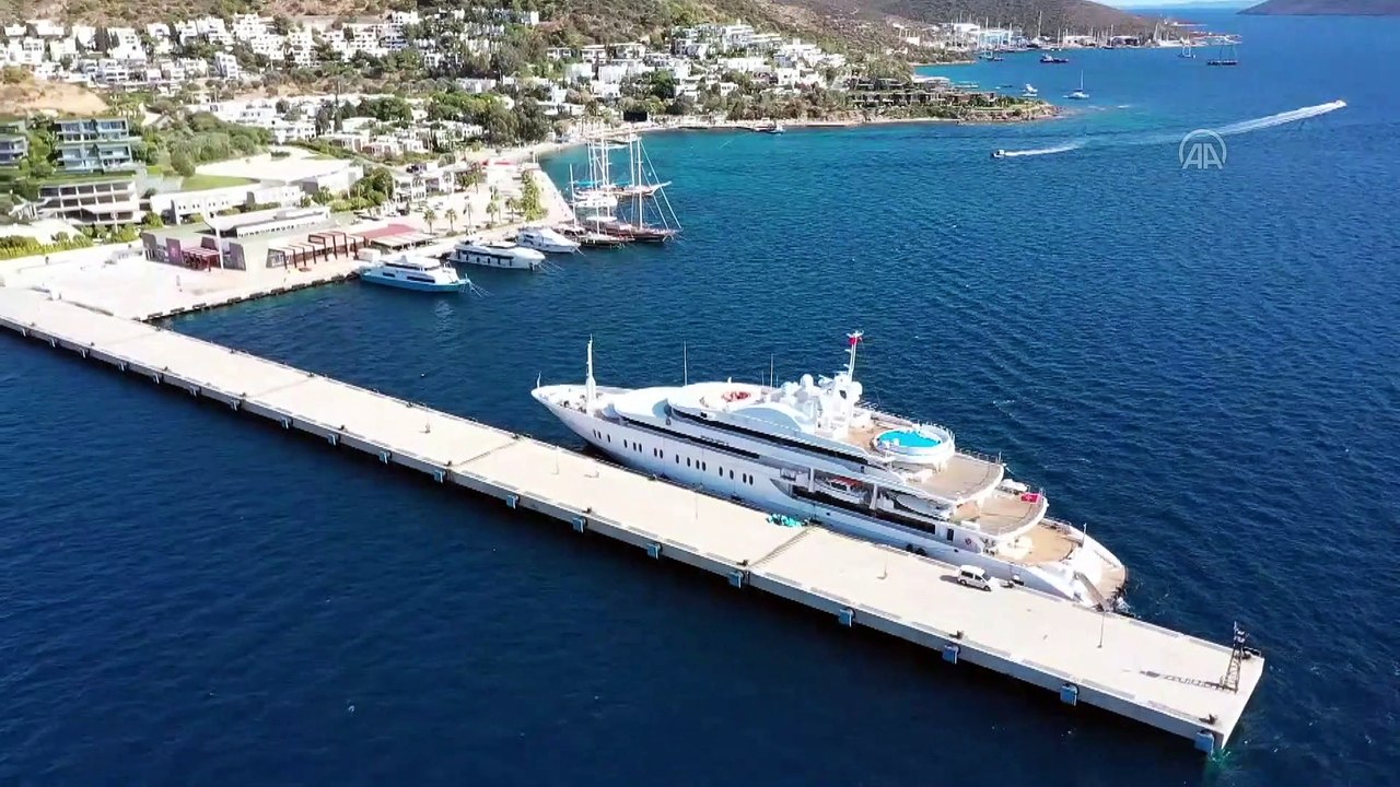 Lüks yat 'Moonlight 2' Bodrum'a geldi - MUĞLA