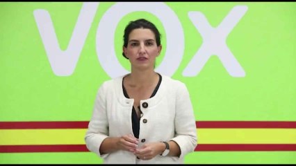 Rocío Monasterio anuncia que Vox pedirá medidas cautelarísimas contra la orden de Sanidad