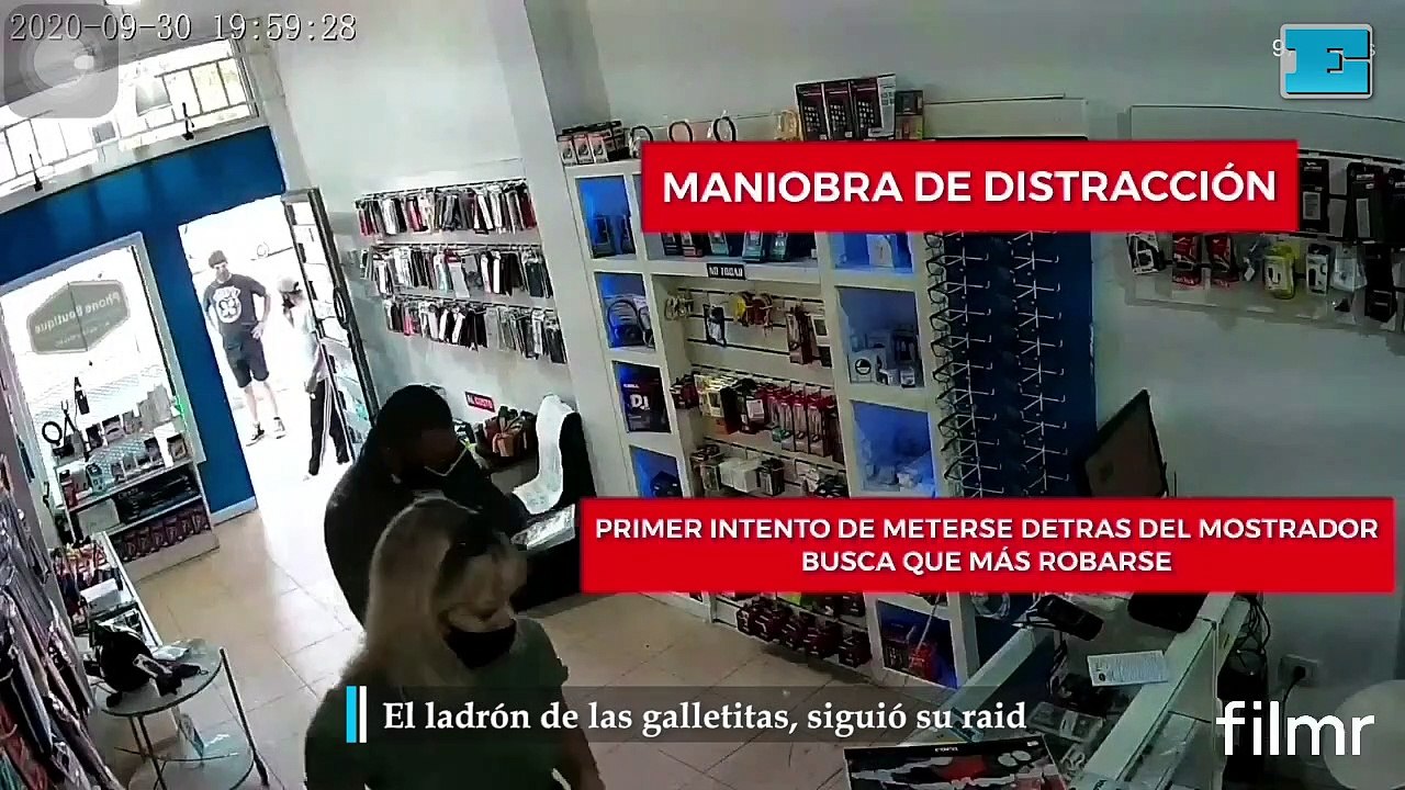El ladrón de las galletitas, siguió su raid