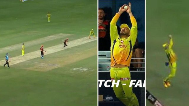 IPL 2020: WATCH Faf du Plessis Jaw-Dropping Boundary Line Catch | CSK VS SRH | Oneindia Telugu