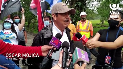 Calle adoquinada de 13 kilómetros unirá a 7 mil 607 habitantes en Rivas