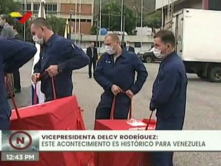 Venezuela recibe primer lote de vacunas Sputnik V para el combate contra el COVID-19