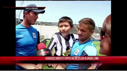 El abrazo del alma de Giesi: Al Sexto Día acompañó al pequeño gigante de Chanchamayo