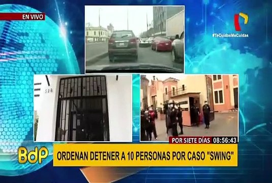 Mirian Morales llegó así a la Prefectura tras detención en Surco