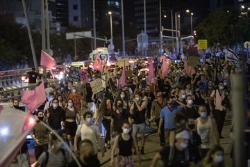 Aksi Protes Anti-Netanyahu  di Israel